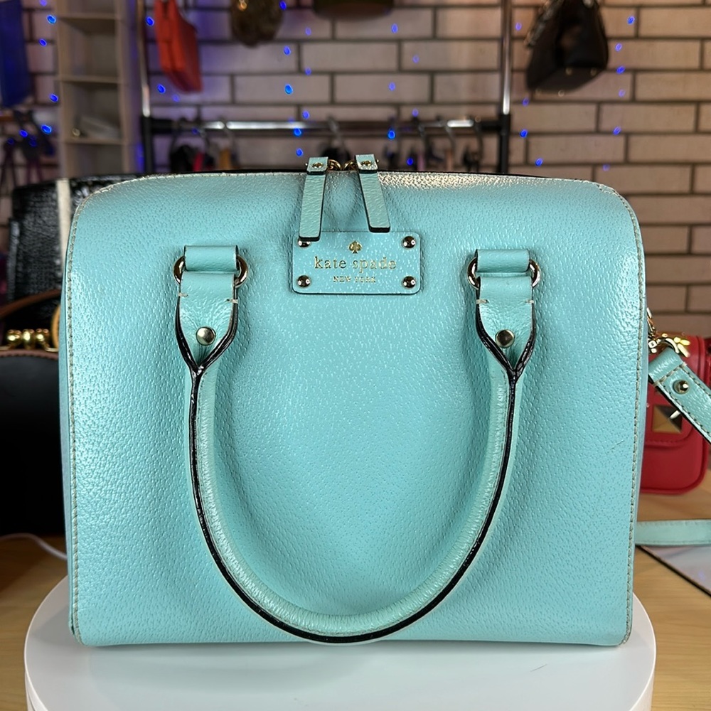 KATE SPADE mint crossbody purse - Picture 1 of 16